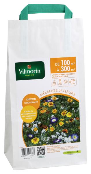 Mélanges de fleurs - Décor Couvrant - 100 m² - Mélange de fleurs - face recto